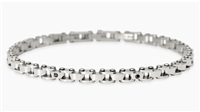 Armband Kidult Herr Style 66 in Stahl 831307